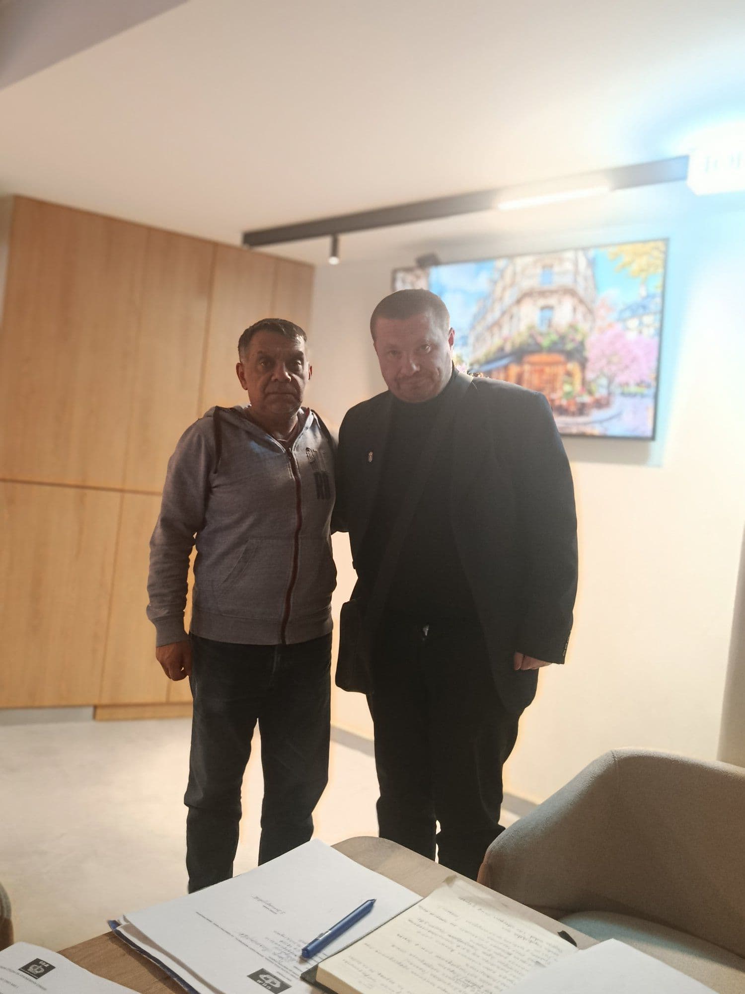 Председник СПМ Александар Кундачина и нови потпредседник Златко Ковинић